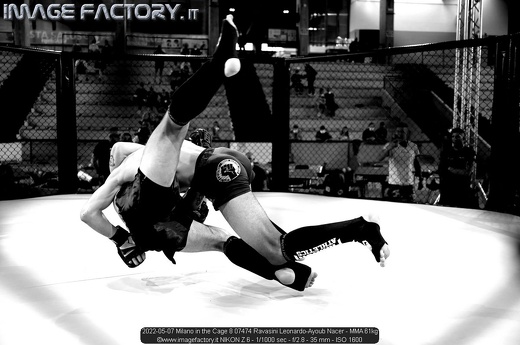 2022-05-07 Milano in the Cage 8 07474 Ravasini Leonardo-Ayoub Nacer - MMA 61kg